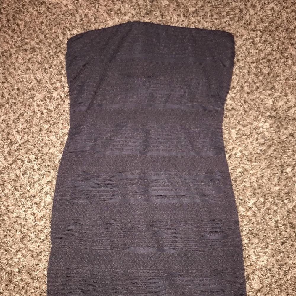 Black bodycon mini dress